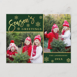 Säsongens hälsningar Modern 2 PHOTO Hälsning Vykort