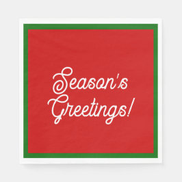 Säsongens hälsningar Napkins Pappersservett