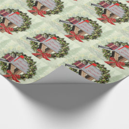 Säsongens hälsningar Papper för att tömma kranen Presentpapper