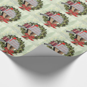 Säsongens hälsningar Papper för att tömma kranen Presentpapper