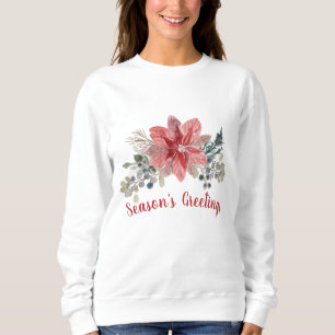 Säsongens hälsningar Red Poinsettia T Shirt