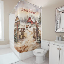 Säsongens hälsningar Rustic Victorian Yard Jul