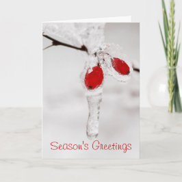 Säsongens hälsningar Winter Scene Helgkort