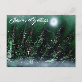Säsongens hälsningar Wintergreen Vykort