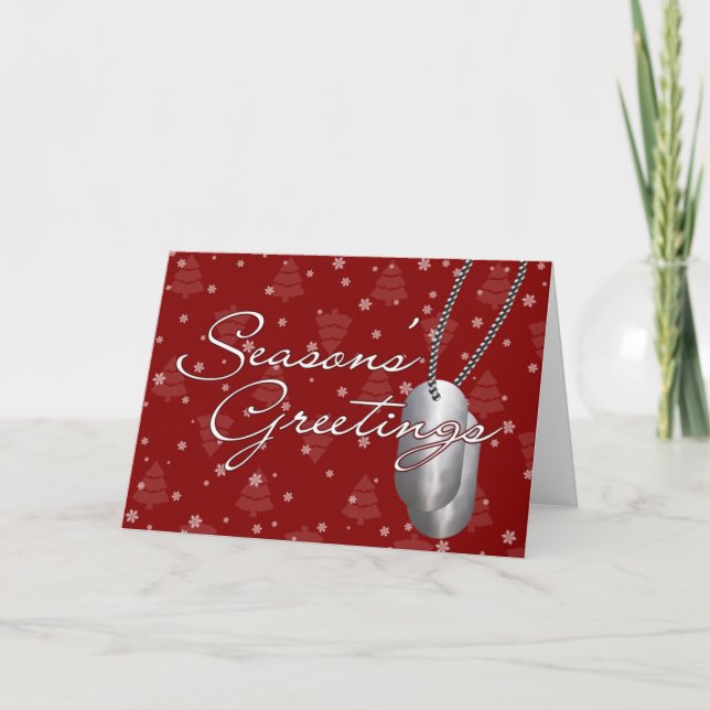 Säsongens hälsningskort helgkort (Framsida)