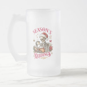 Säsongens läsning frostat ölglas