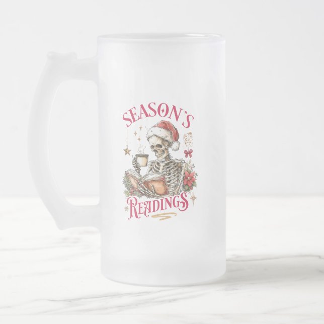 Säsongens läsning  frostat ölglas (Vänster)