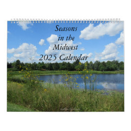 Säsonger i Midwest 2025 Calendar Kalender