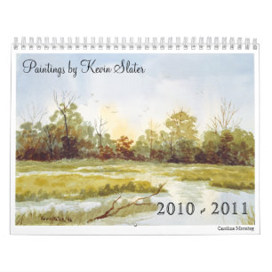 Säsonger i vattenfärg kalender