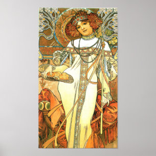 Säsongerna: Höst - Alphonse Mucha (1900) Poster
