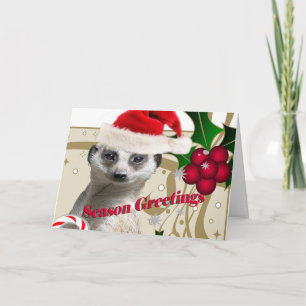 Säsonghälsning Meerkat Helgkort