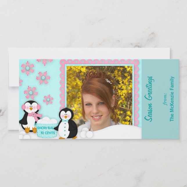 Säsonghälsningar Julkort (Framsida)