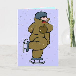 "Säsongönskemål - skater" kort