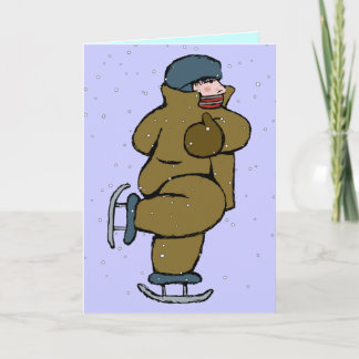 "Säsongönskemål - skater" kort