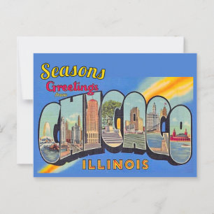 Säsongs Hälsning från Chicago Vykort