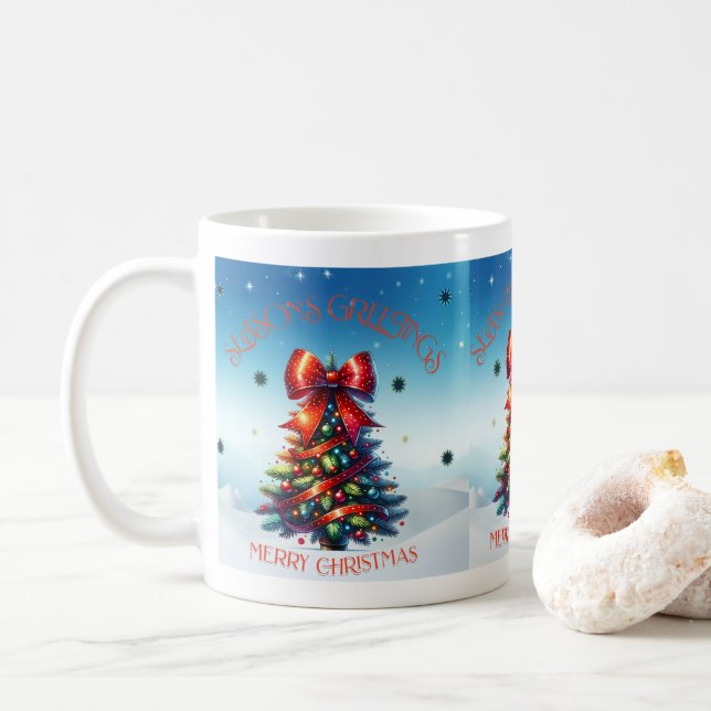 Säsongs Hälsning Kaffemugg (Med munk)