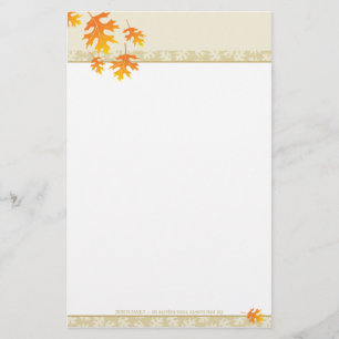 SÄSONGSBETONAD NOTEPAPER:: machelöv 3 Brevpapper