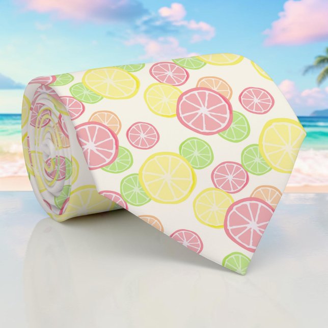 Säsongsbetonad sommar citrusfrukt slips (Skapare uppladdad)