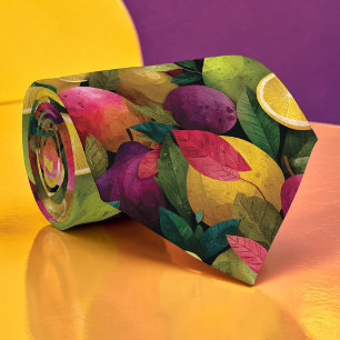 Säsongsbetonad sommarfrukt slips