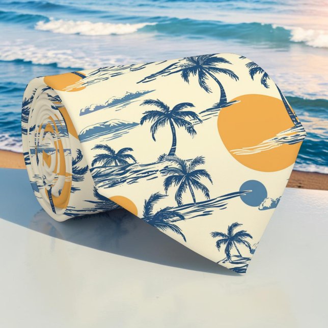 Säsongsbetonad sommarpalmträd slips (Skapare uppladdad)