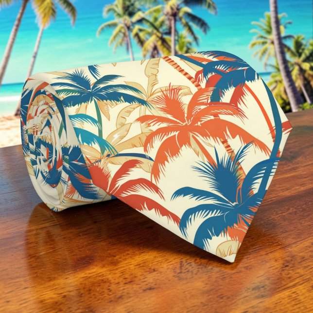 Säsongsbetonad sommarpalmträd slips (Skapare uppladdad)