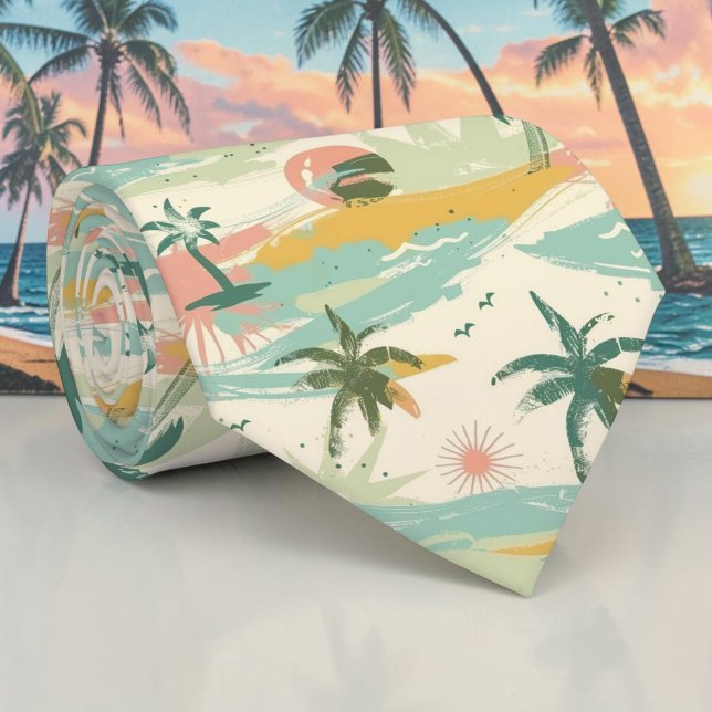 Säsongsbetonad sommarpalmträd slips (Skapare uppladdad)