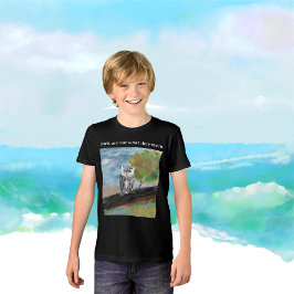 Säsongsbetonad ugglemålning i Naturens Under T Shirt
