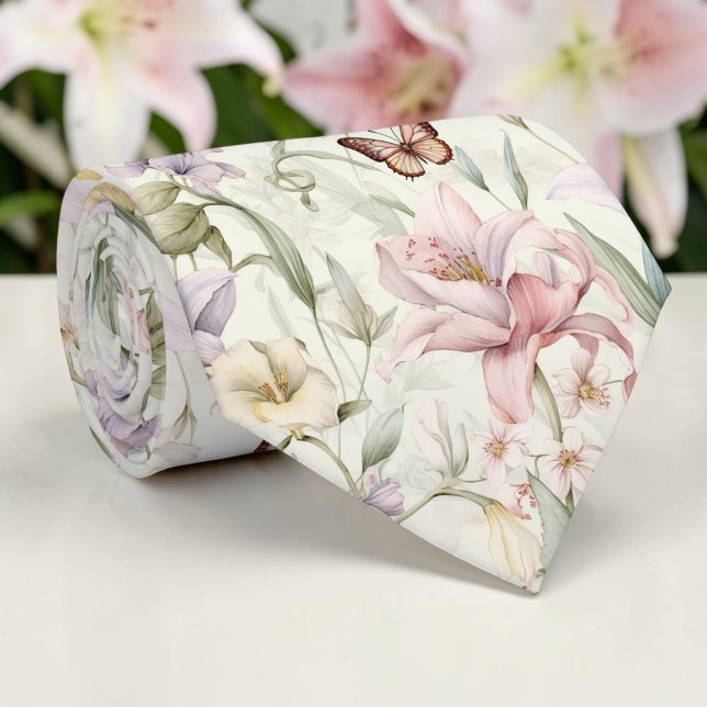 Säsongsbunden vårblommig slips för halsen (Skapare uppladdad)