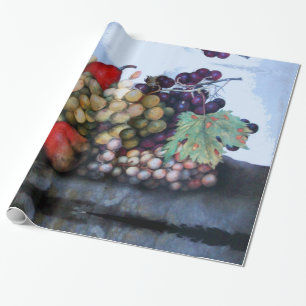 SÄSONGSFRUKTER/RÖDA VITA-DRUVOR OCH PÄRON PRESENTPAPPER
