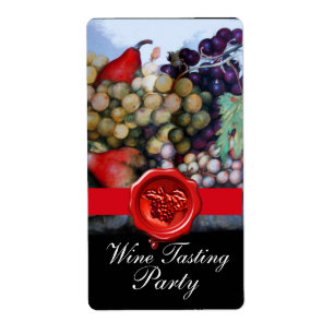 SÄSONGSFRUKTER VIN SOM TASTERAR PARTY,RED VAX SEAL FRAKTSEDEL