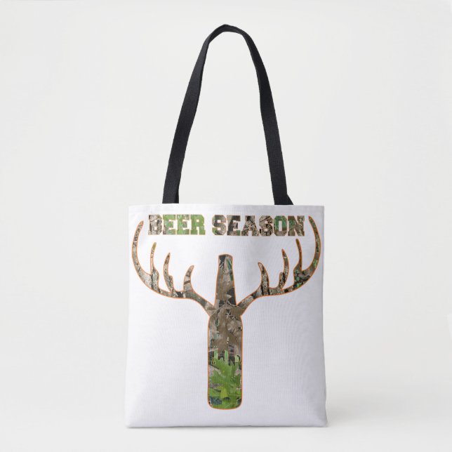 Säsongsgåva för jakt på öl tygkasse (Framsida)