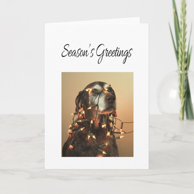 Säsongsgreetings german-kortstolpe helgkort (Framsida)