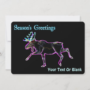 Säsongshälsningar - Electric Moose Julkort