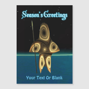 Säsongshälsningar - Fractal Inuit Hunter