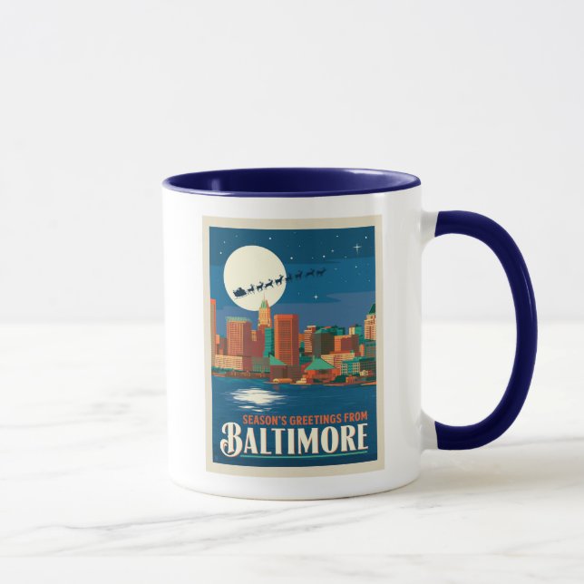 Säsongshälsningar från Baltimore Mugg (Höger)