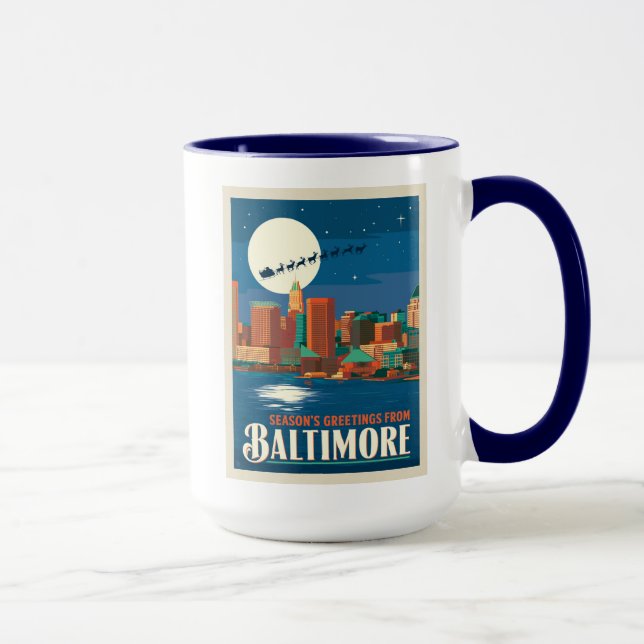 Säsongshälsningar från Baltimore Mugg (Höger)
