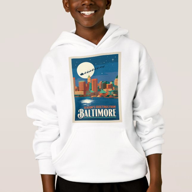 Säsongshälsningar från Baltimore T Shirt (Framsida)