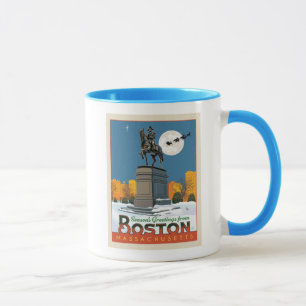 Säsongshälsningar från Boston Common! Mugg