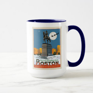 Säsongshälsningar från Boston Common! Mugg