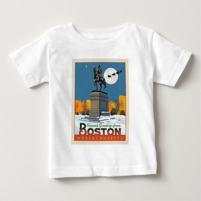 Säsongshälsningar från Boston Common! T Shirt (Framsida)