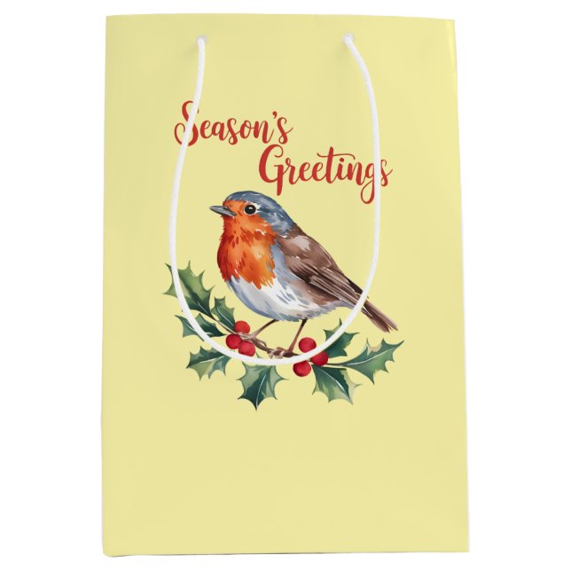 Säsongshälsningar från Cheerful Robin (Framsidan)