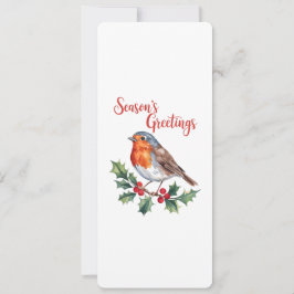 Säsongshälsningar från Cheerful Robin Kort