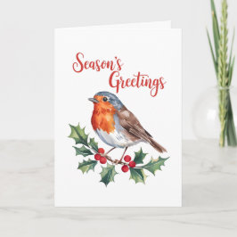 Säsongshälsningar från Cheerful Robin Kort