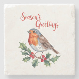 Säsongshälsningar från Cheerful Robin Stenunderlägg