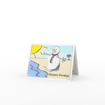 Säsongshälsningar från Florida-julkort