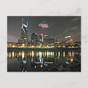 Säsongshälsningar från Nashville, Tennessee Helg Vykort
