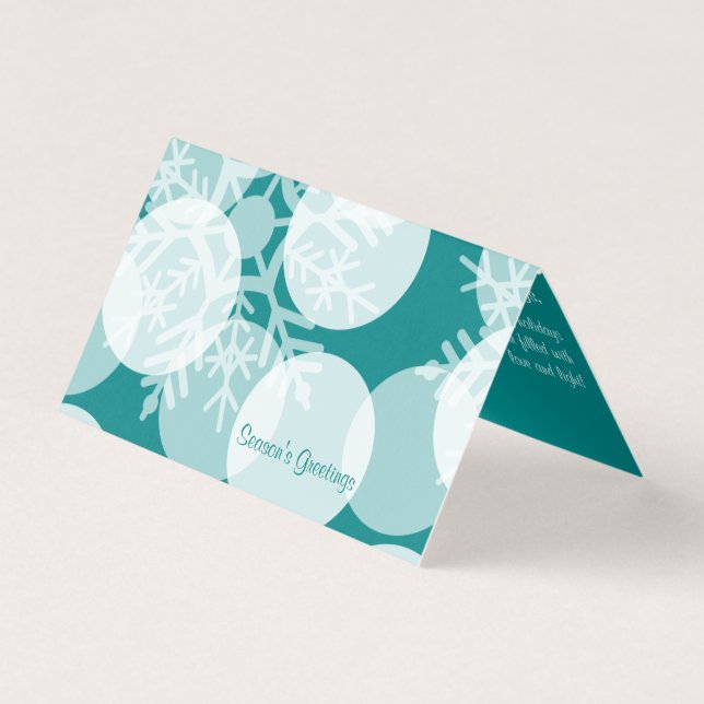 Säsongshälsningar - Holiday z Folding Card Kort (Framsida)