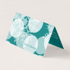 Säsongshälsningar - Holiday z Folding Card Kort