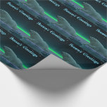 Säsongshälsningar - Ice Kant Polar Bear Presentpapper<br><div class="desc">Ett fredligt ögonblick i den långa arktiska natten. Ett Polar Bear vilar vid kant på ett öppet område i packisen.Norra Ljus glöden i avstånd, ljusa stjärnor, skaka runt. Texten som läser "Säsongens hälsningar" visas också i blått och vitt. Polarnas björnar är i fara. Hur mycket längre kommer sådana scener att...</div>