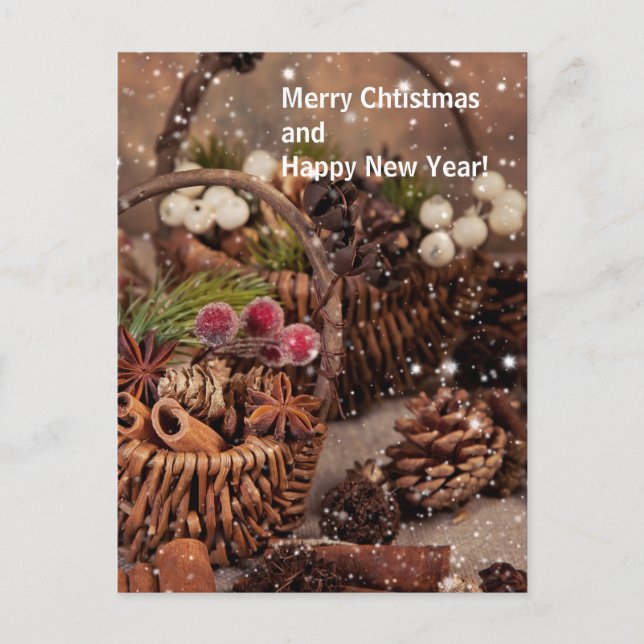 Säsongshälsningskort Helg Vykort (Framsida)